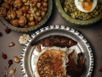 طرز تهیه باقالی خورشت یا باقلا قاتق با برنج ایرانی